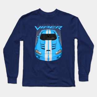 Viper SRT10-bright blue and white Long Sleeve T-Shirt